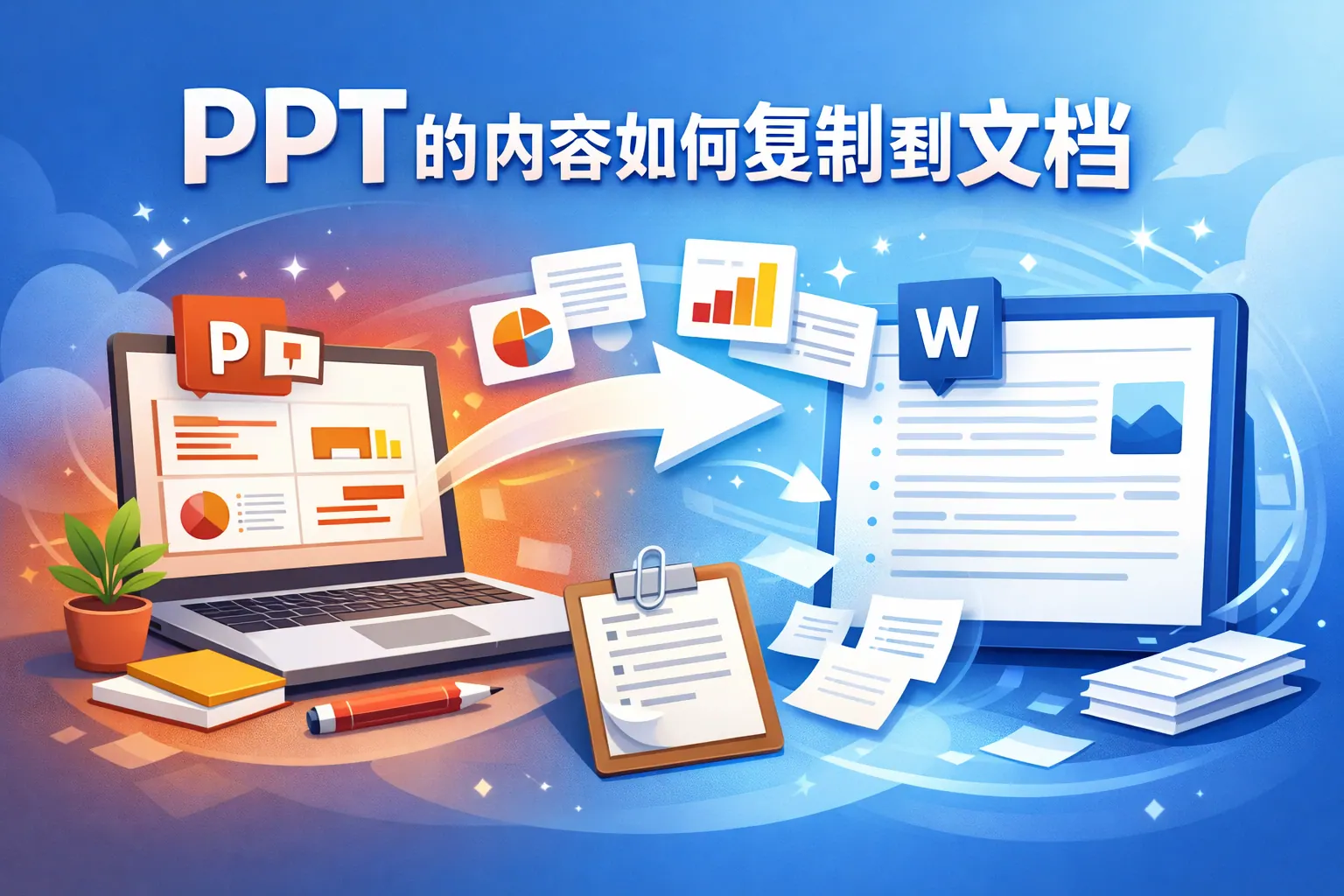 ppt的内容如何复制到文档