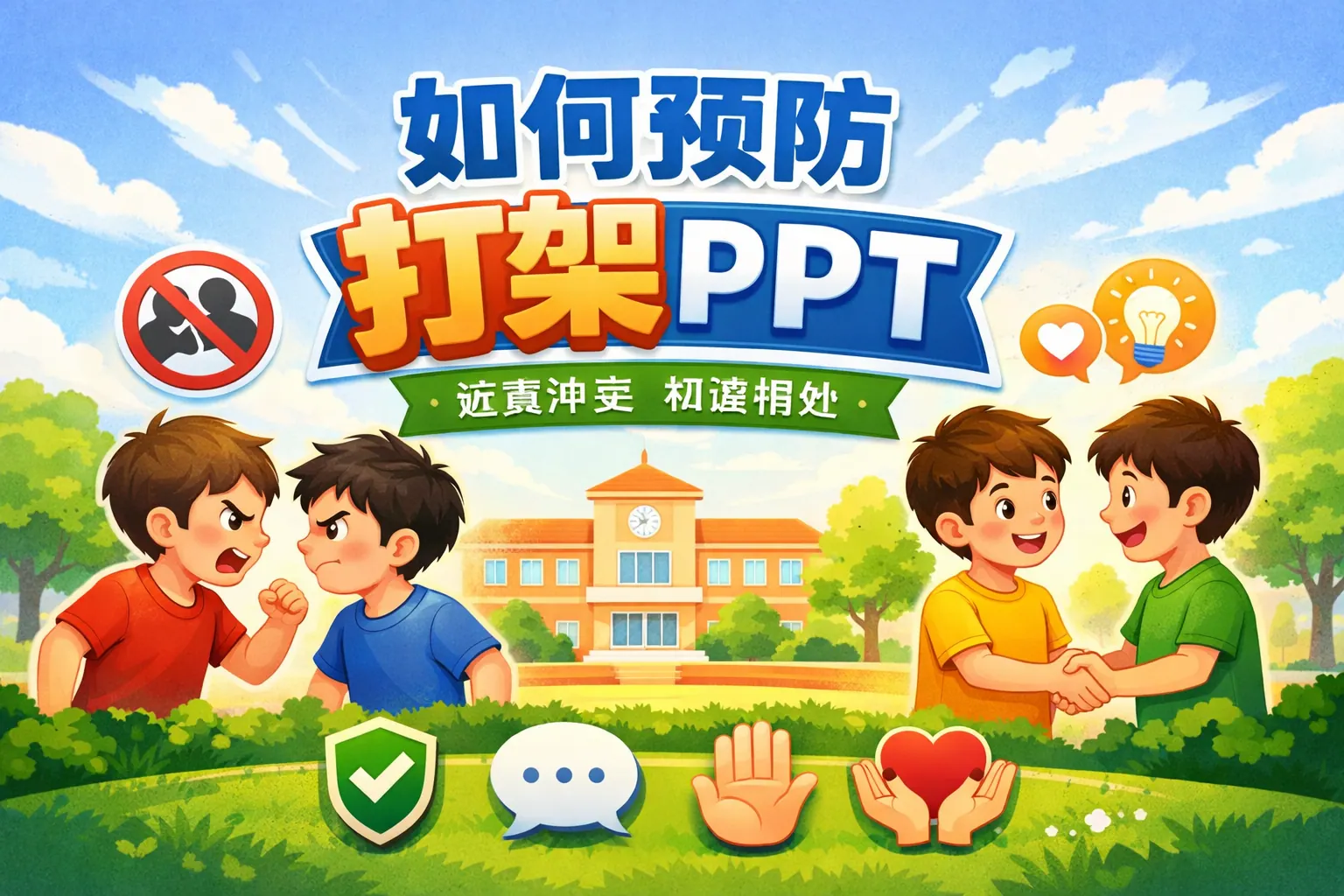 如何预防打架ppt