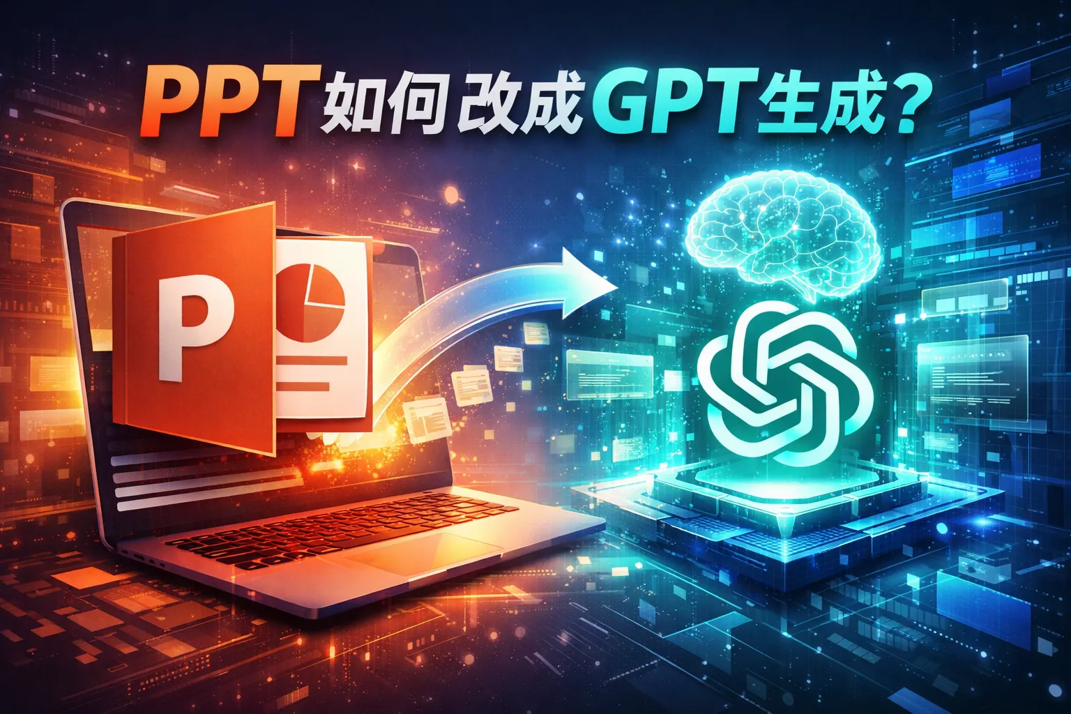 ppt如何改成gpt