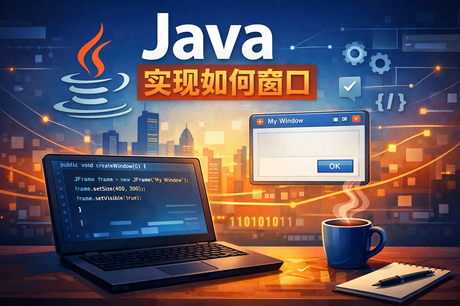 java实现如何窗口