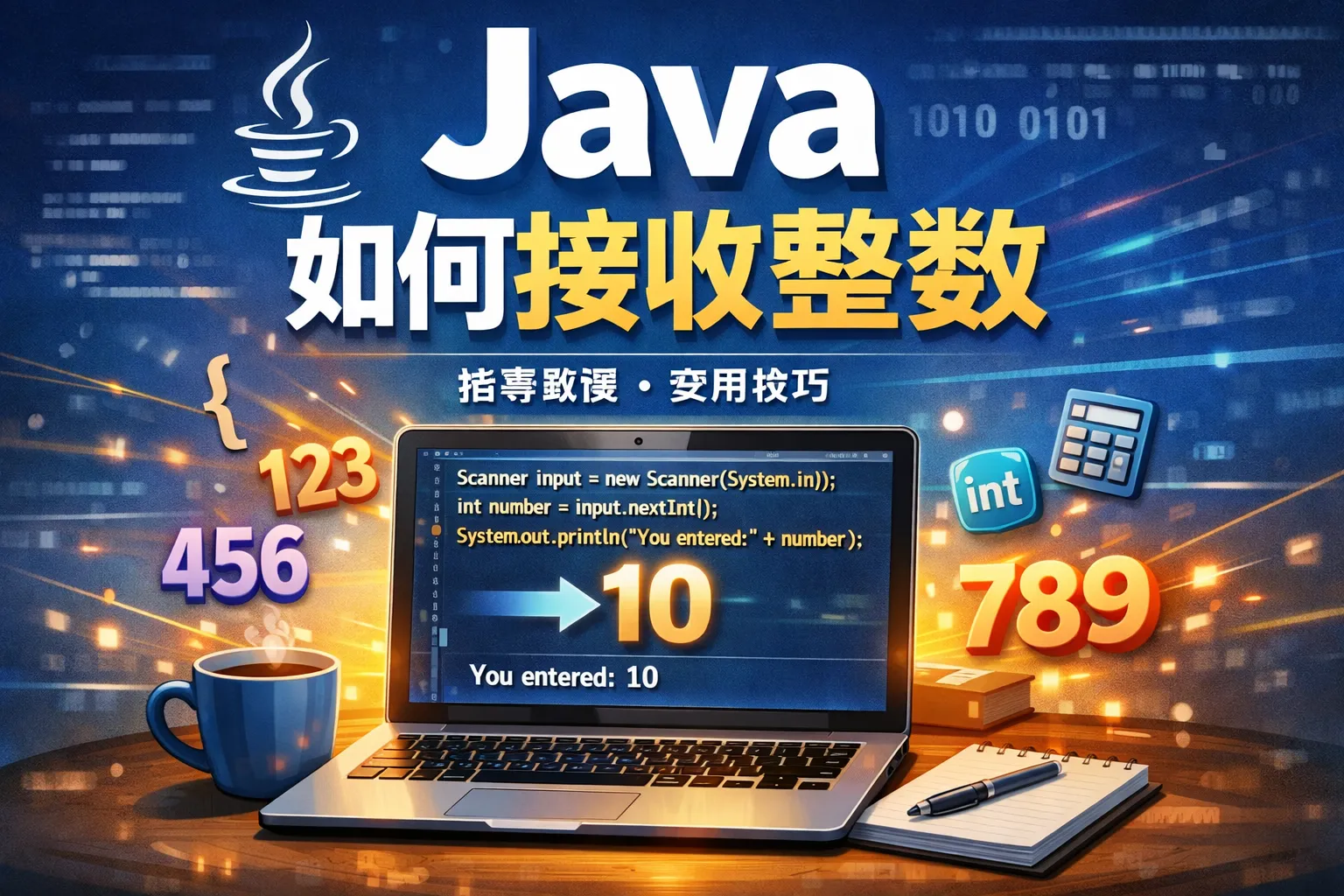 java如何接收整数
