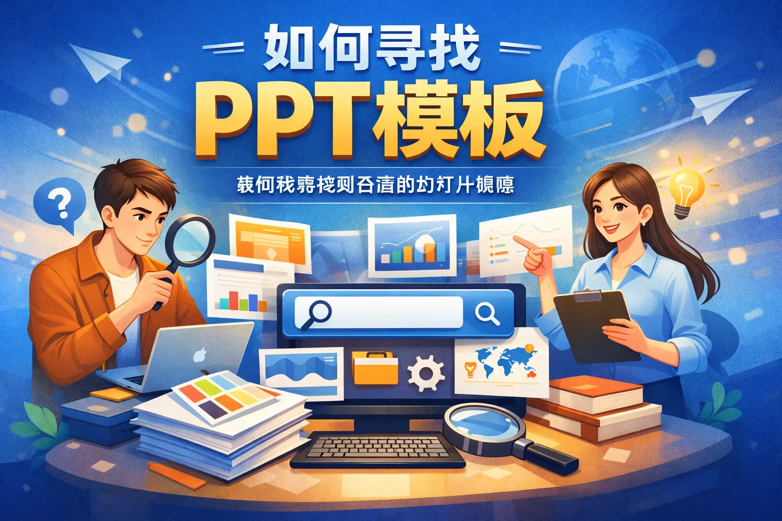 如何寻找 ppt 模板