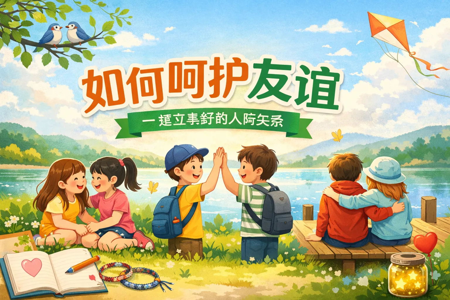 如何呵护友谊ppt