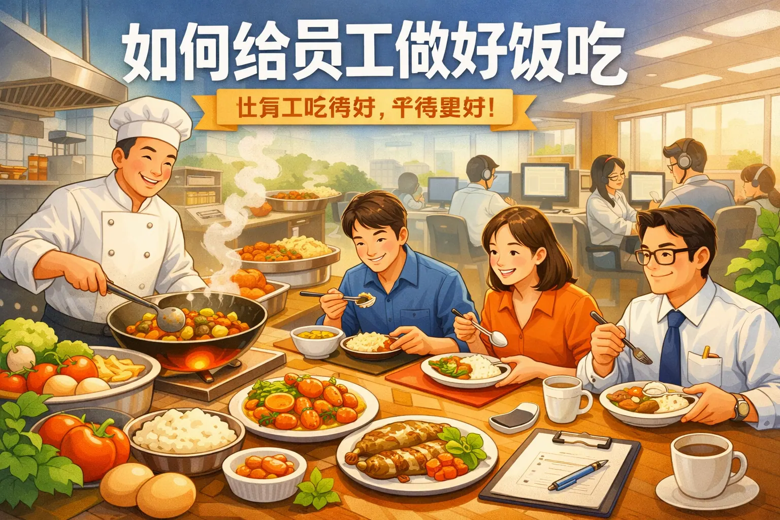如何给员工做好饭吃