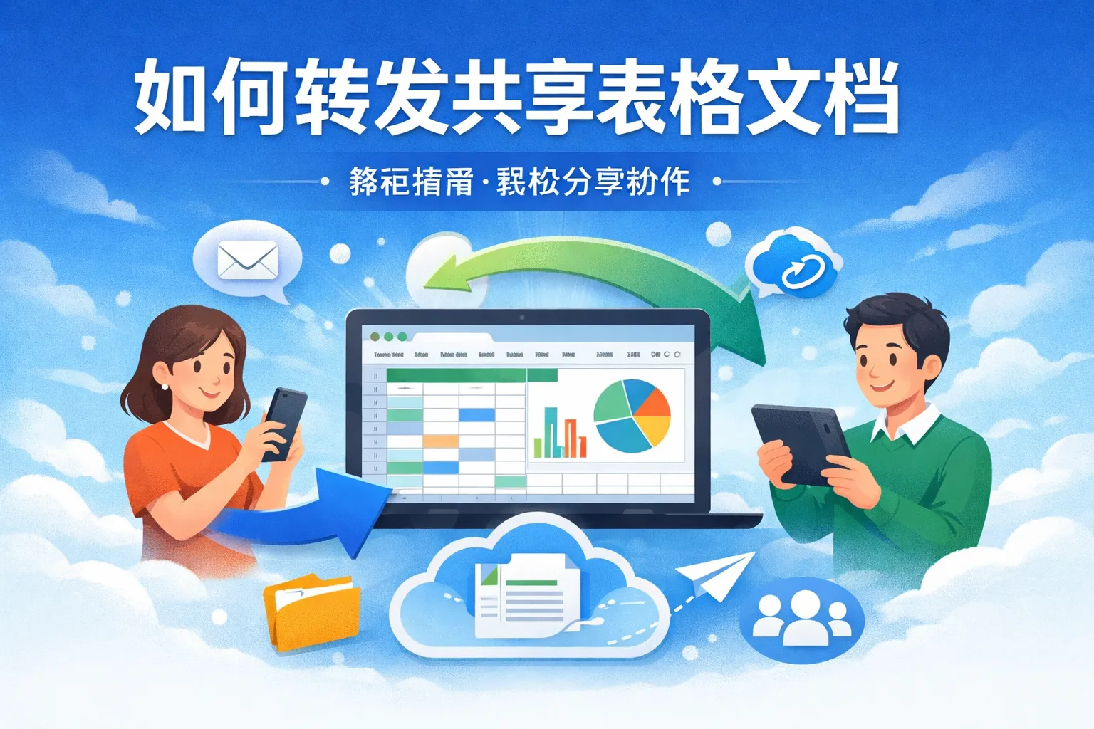 如何转发共享表格文档