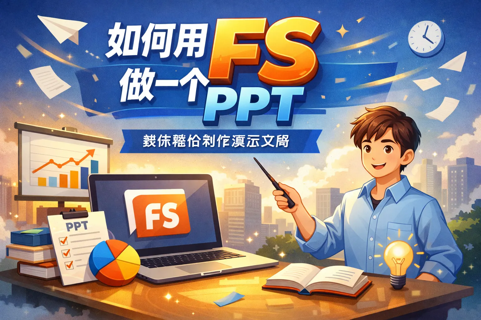 如何用FS做一个PPT