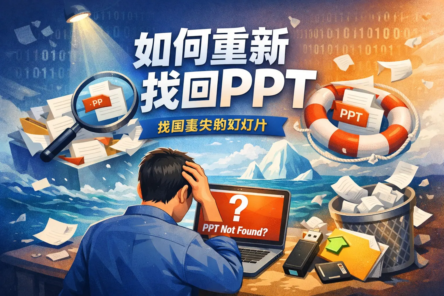 如何重新找回ppt