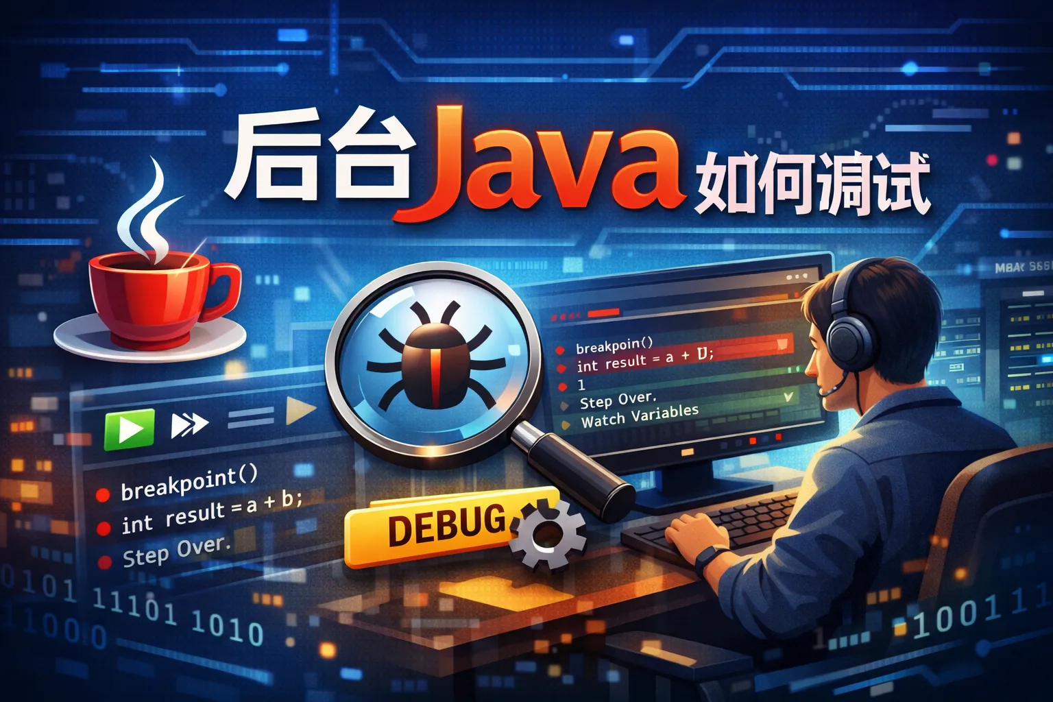 后台java如何调试