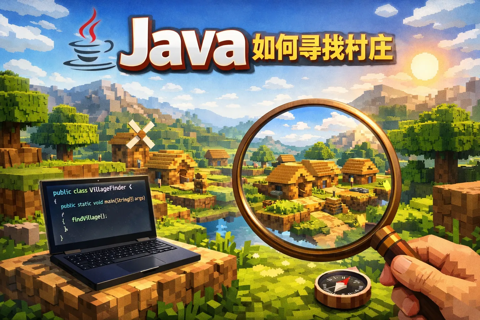 java如何寻找村庄