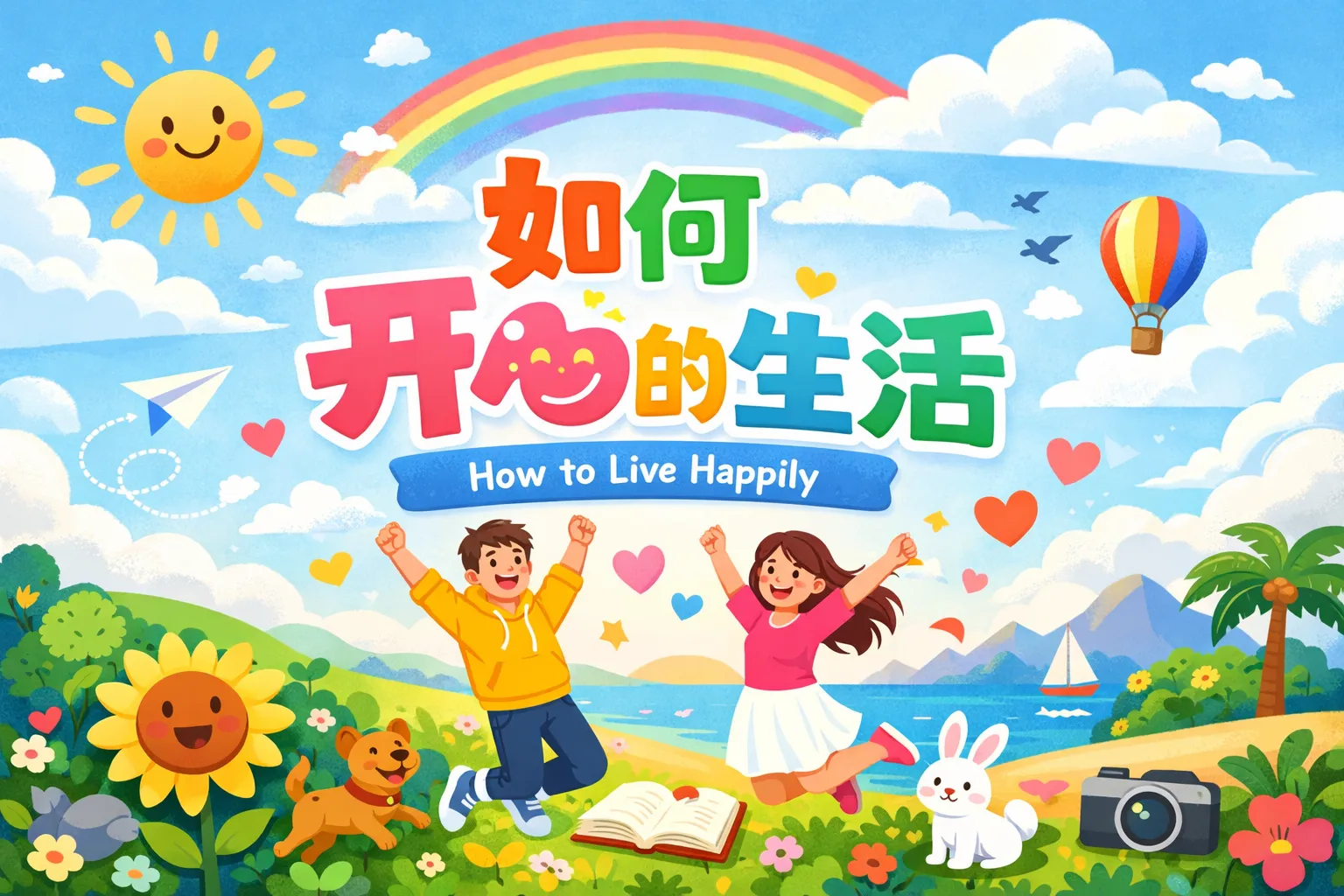 关于如何开心的ppt