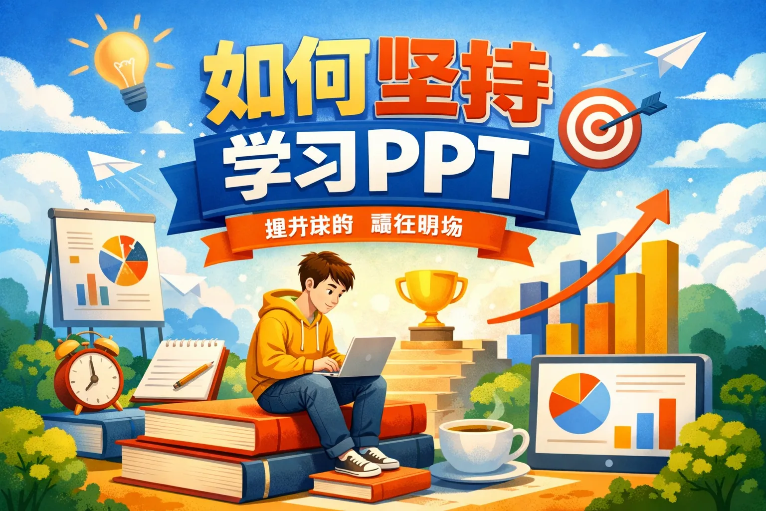 如何坚持学习ppt