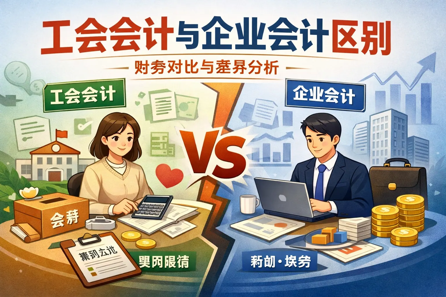 工会会计与企业会计区别