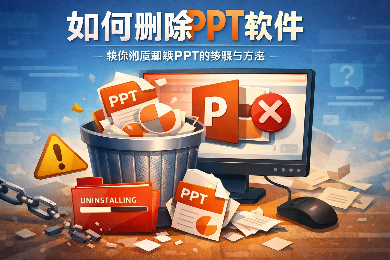 如何删除ppt软件