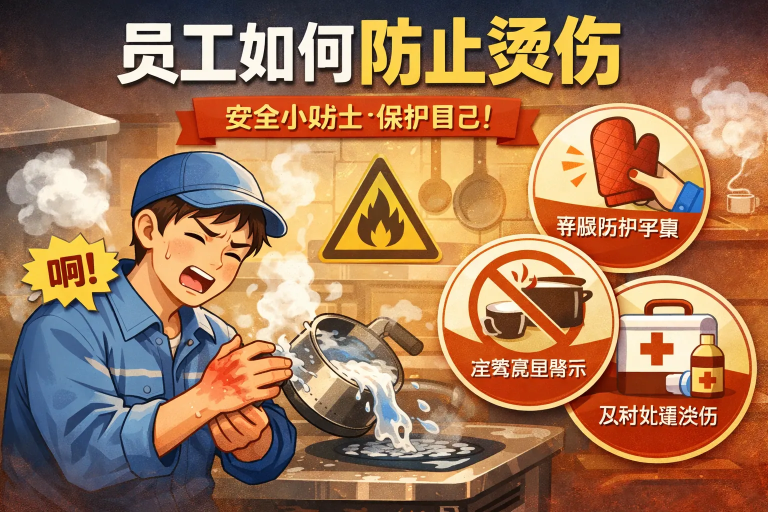 员工如何防止烫伤
