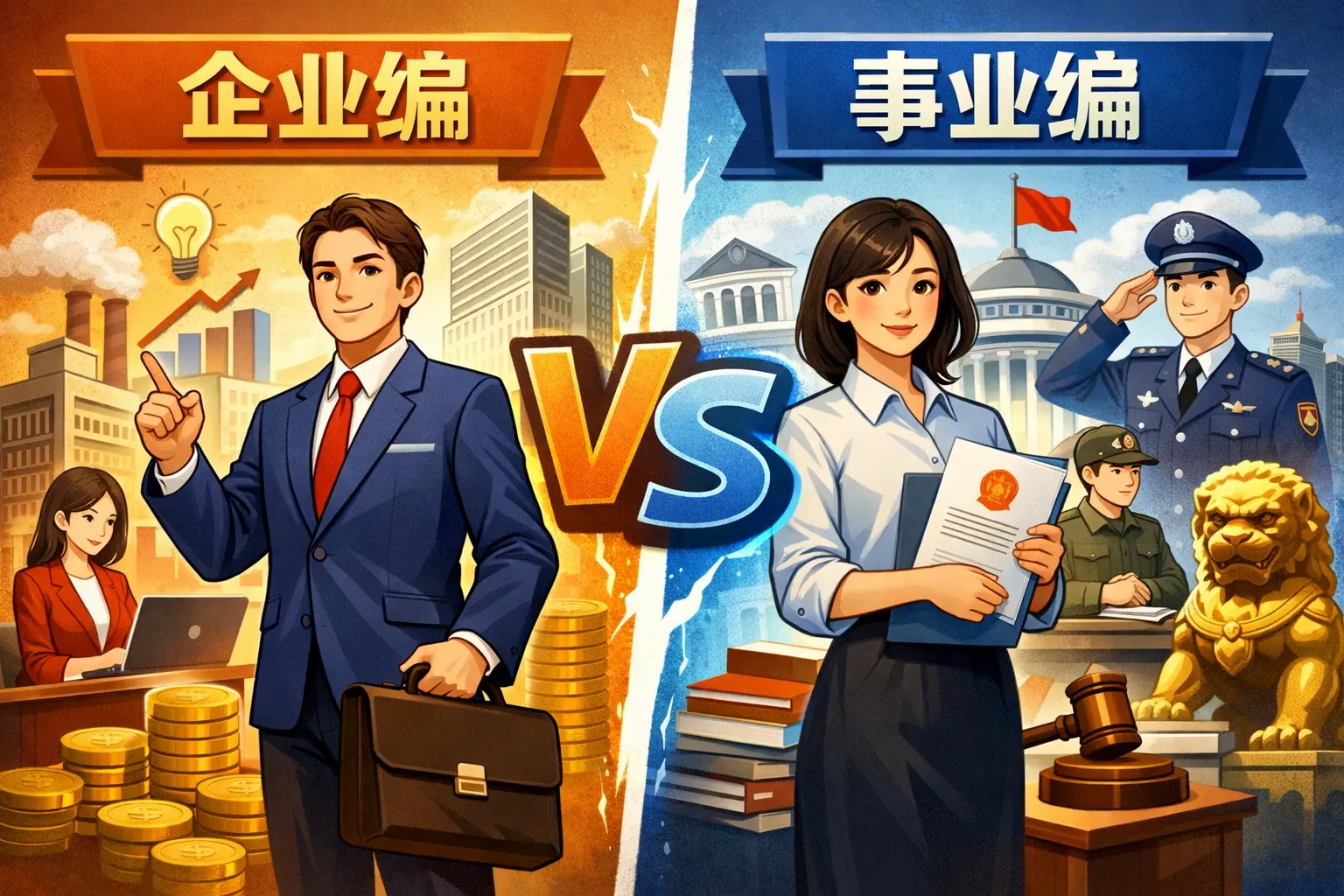 企业编跟事业编的 区别