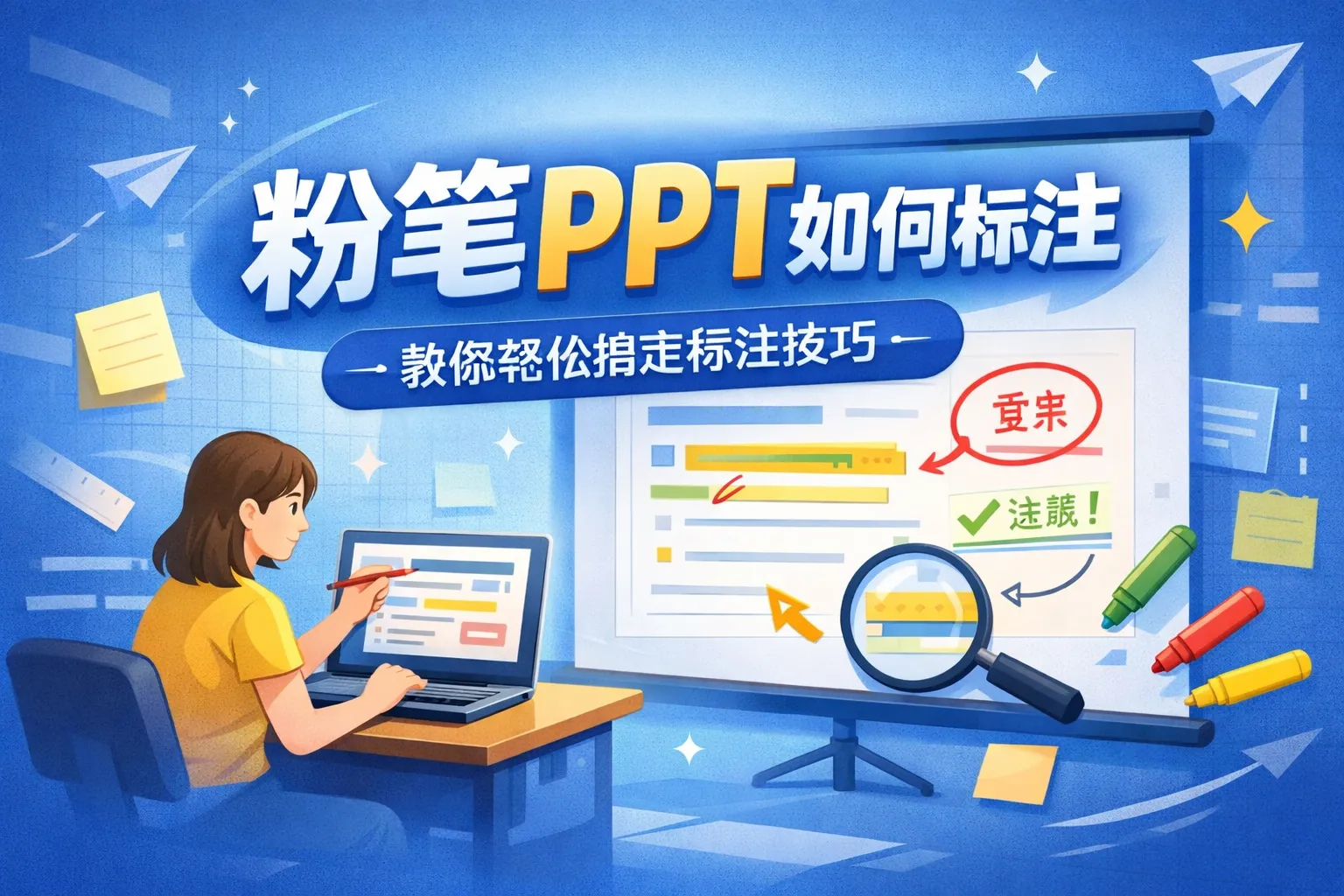 粉笔ppt如何标注
