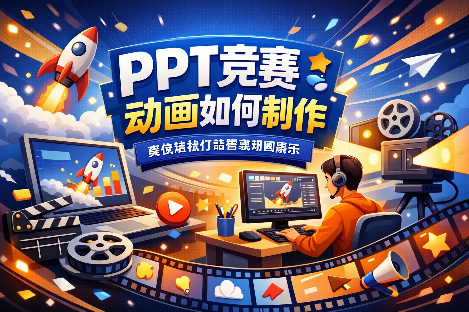 PPT竞赛动画如何制作