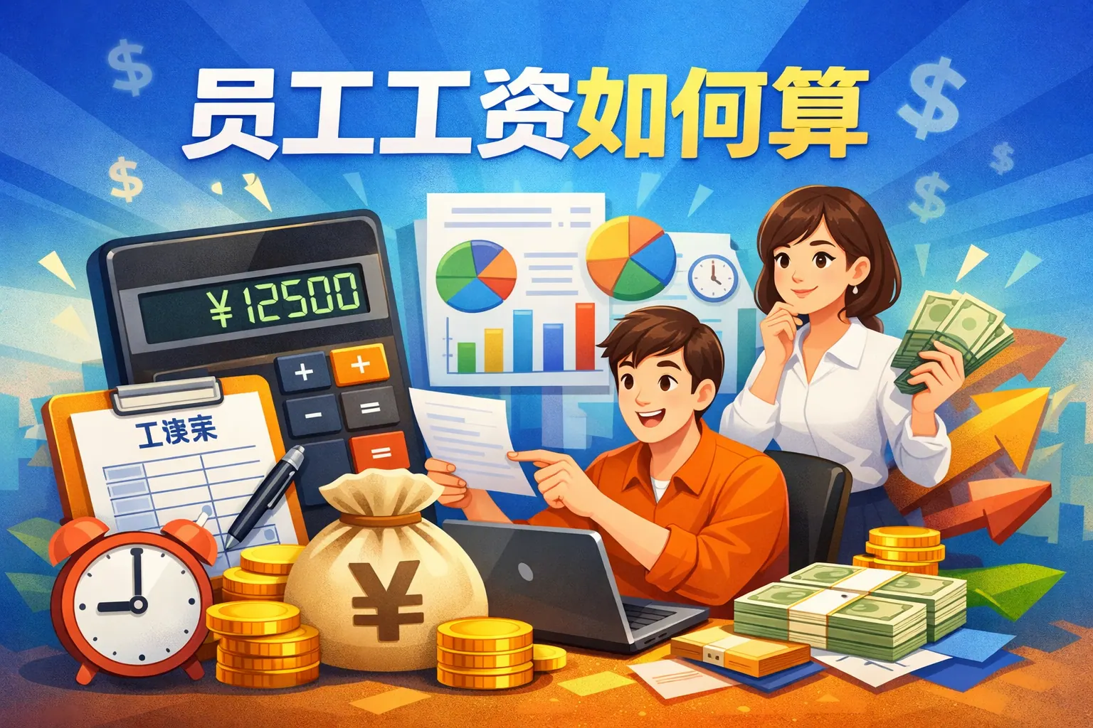 员工工资如何算