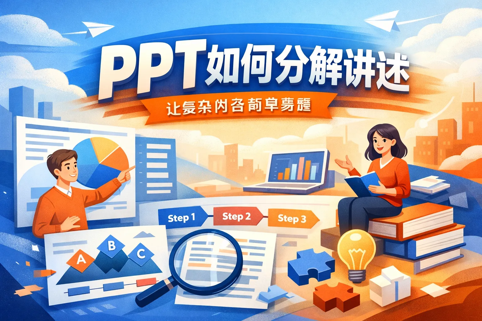 ppt如何分解讲述