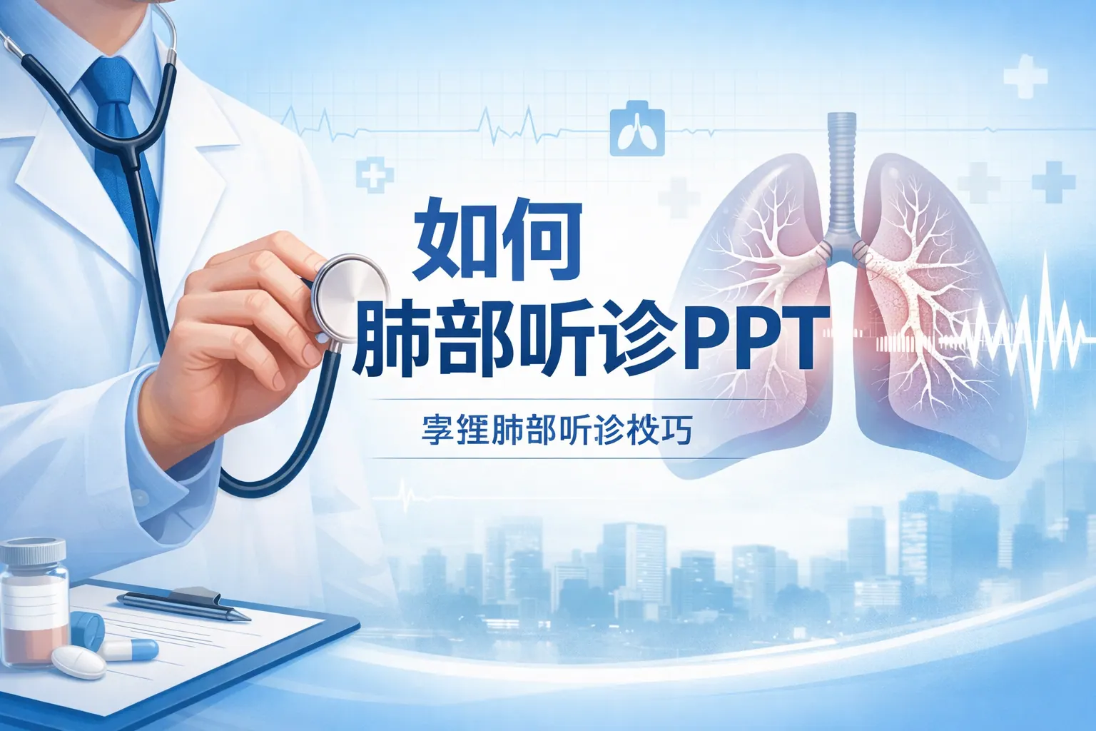 如何肺部听诊ppt