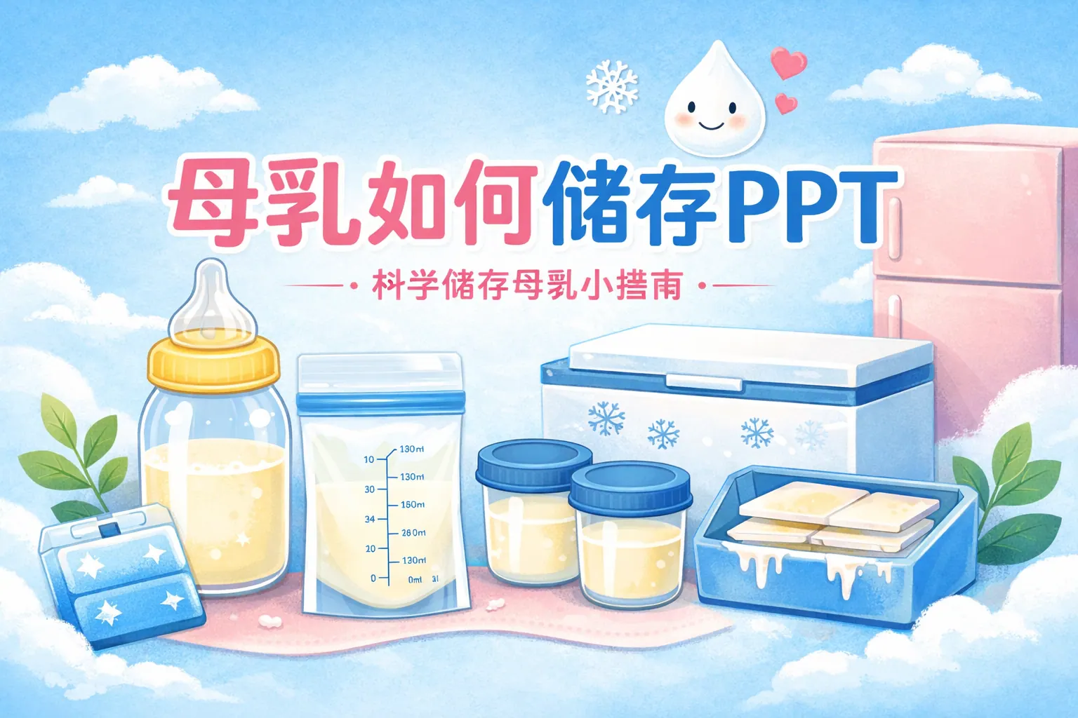 母乳如何储存ppt