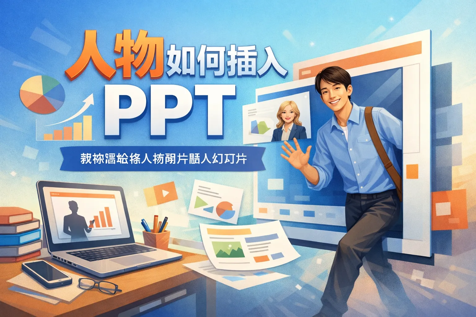 人物如何插入ppt