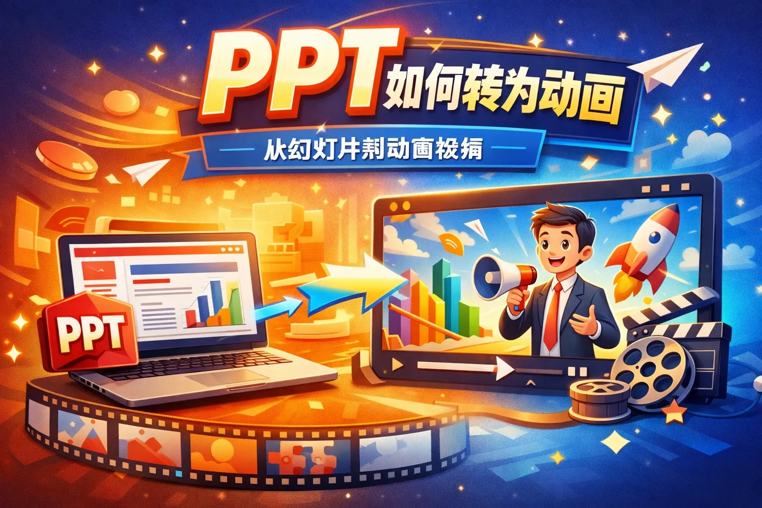 ppt如何转为动画