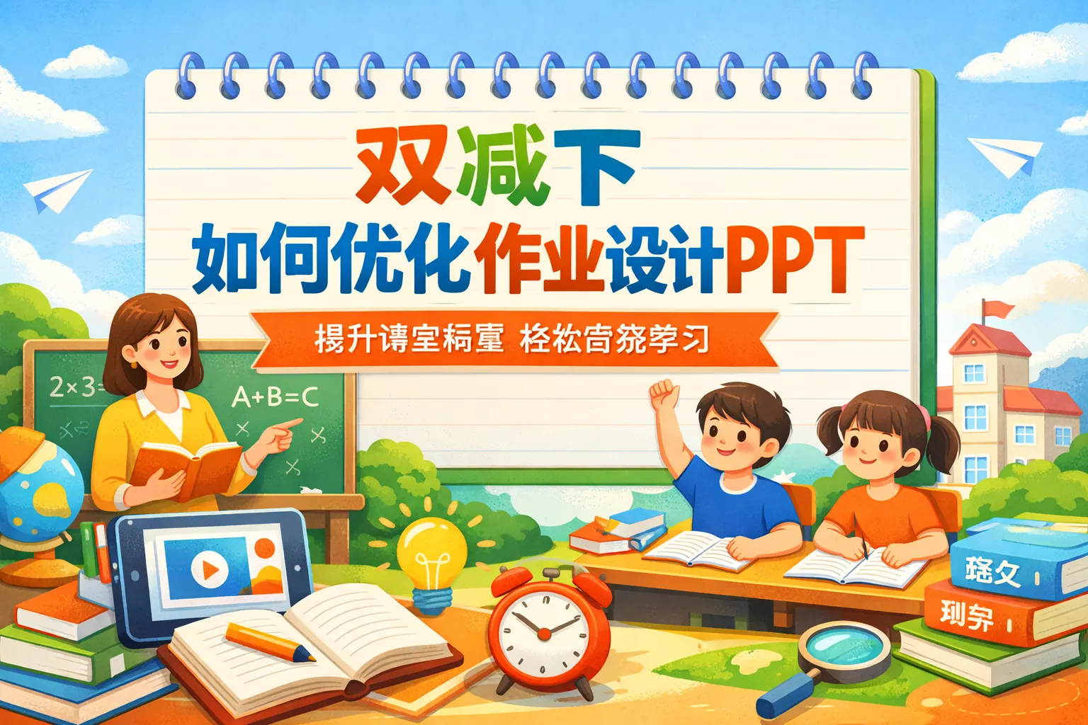 双减下如何优化作业设计PPT