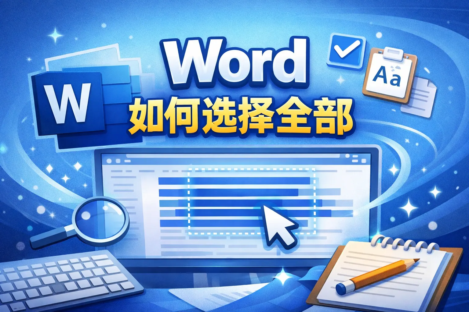 word如何选择全部