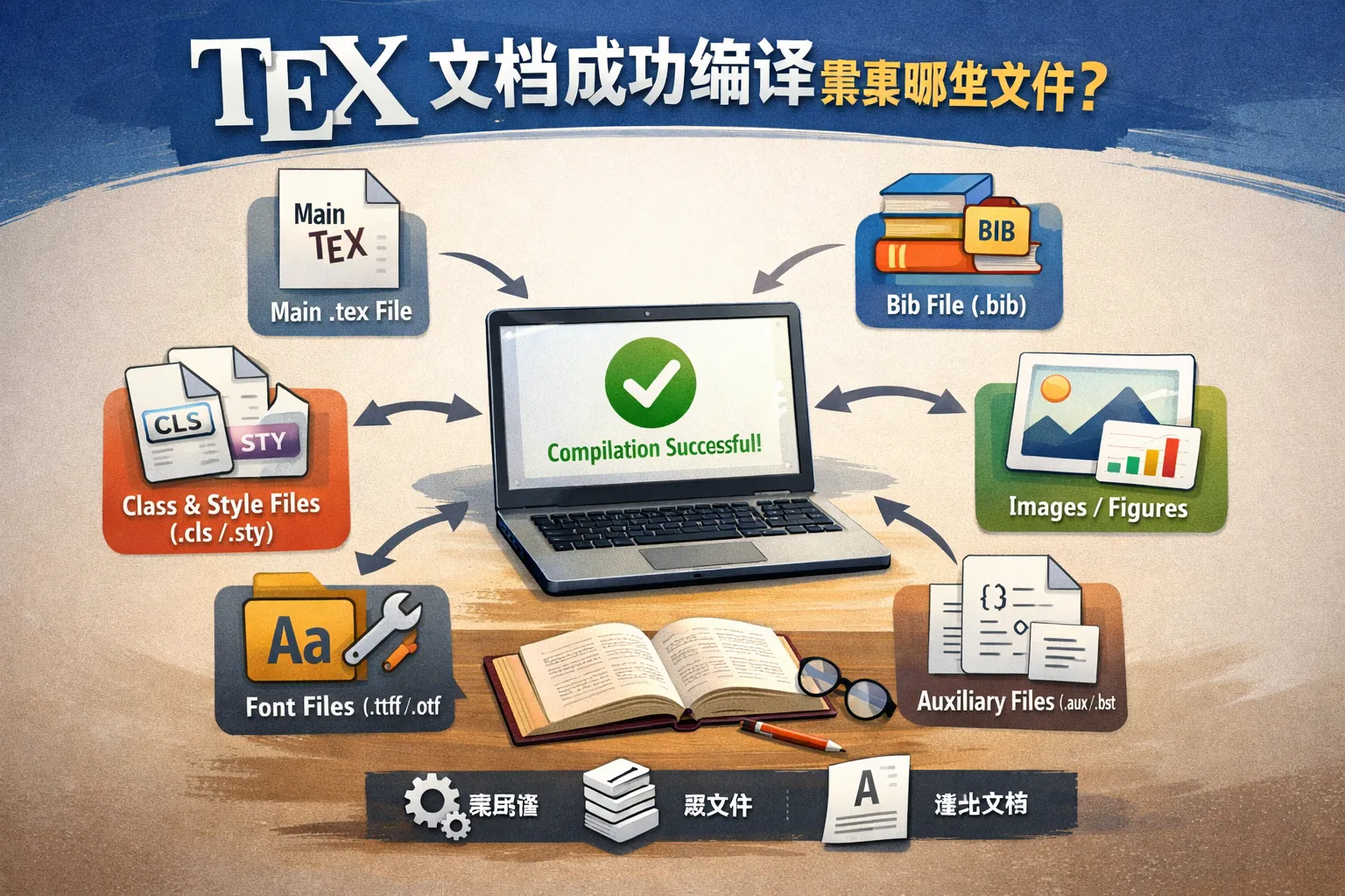 tex文档要成功编译需要哪些文件