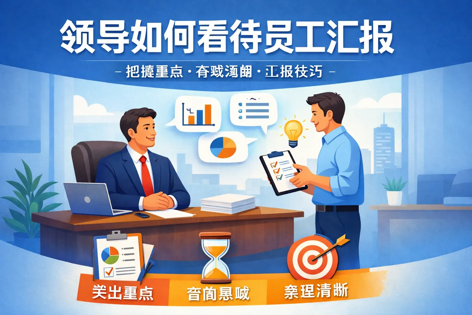 领导如何看待员工汇报