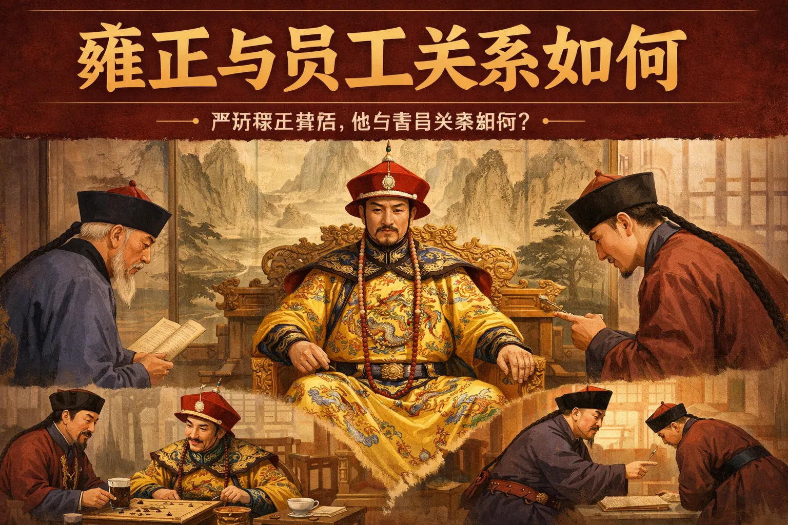 雍正与员工关系如何