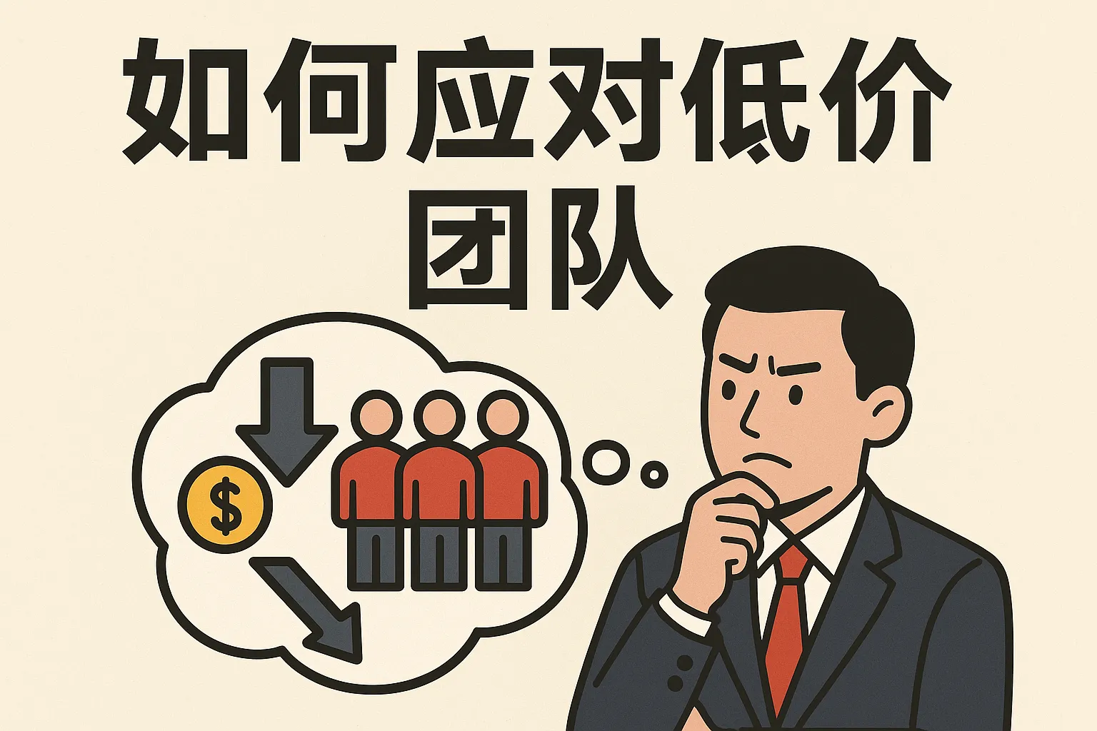 如何应对低价团队