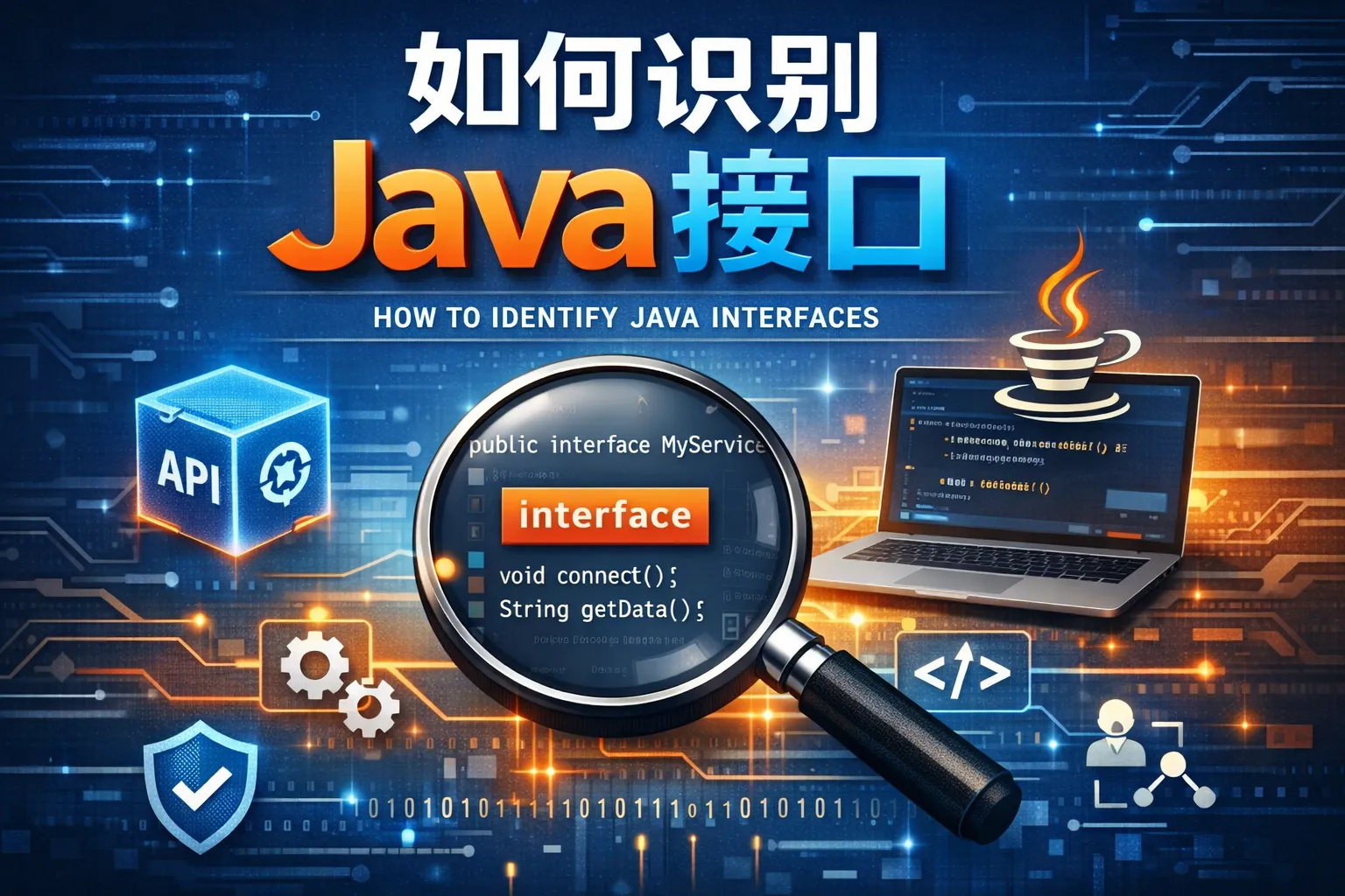 如何识别java借口