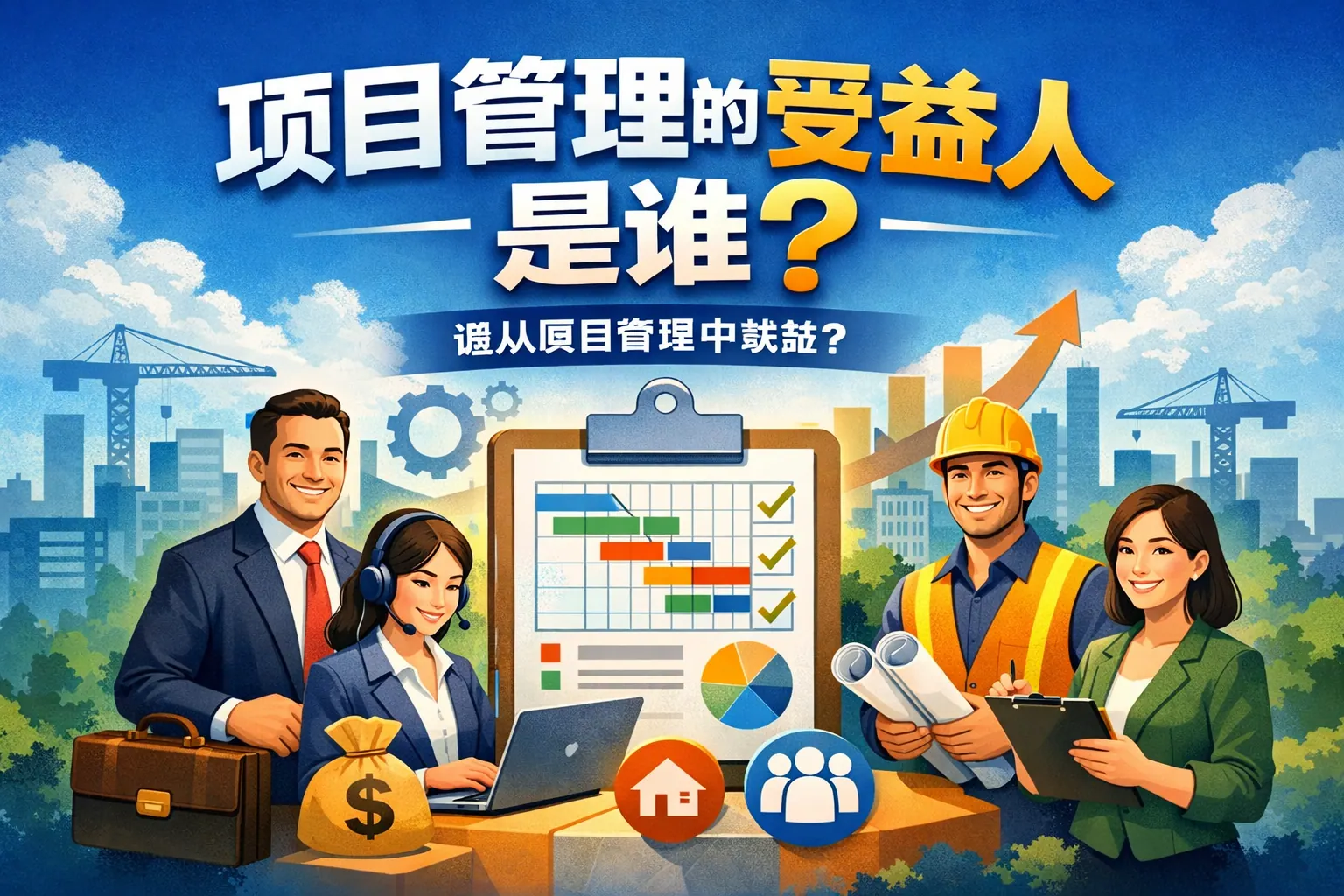 项目管理的受益人是谁