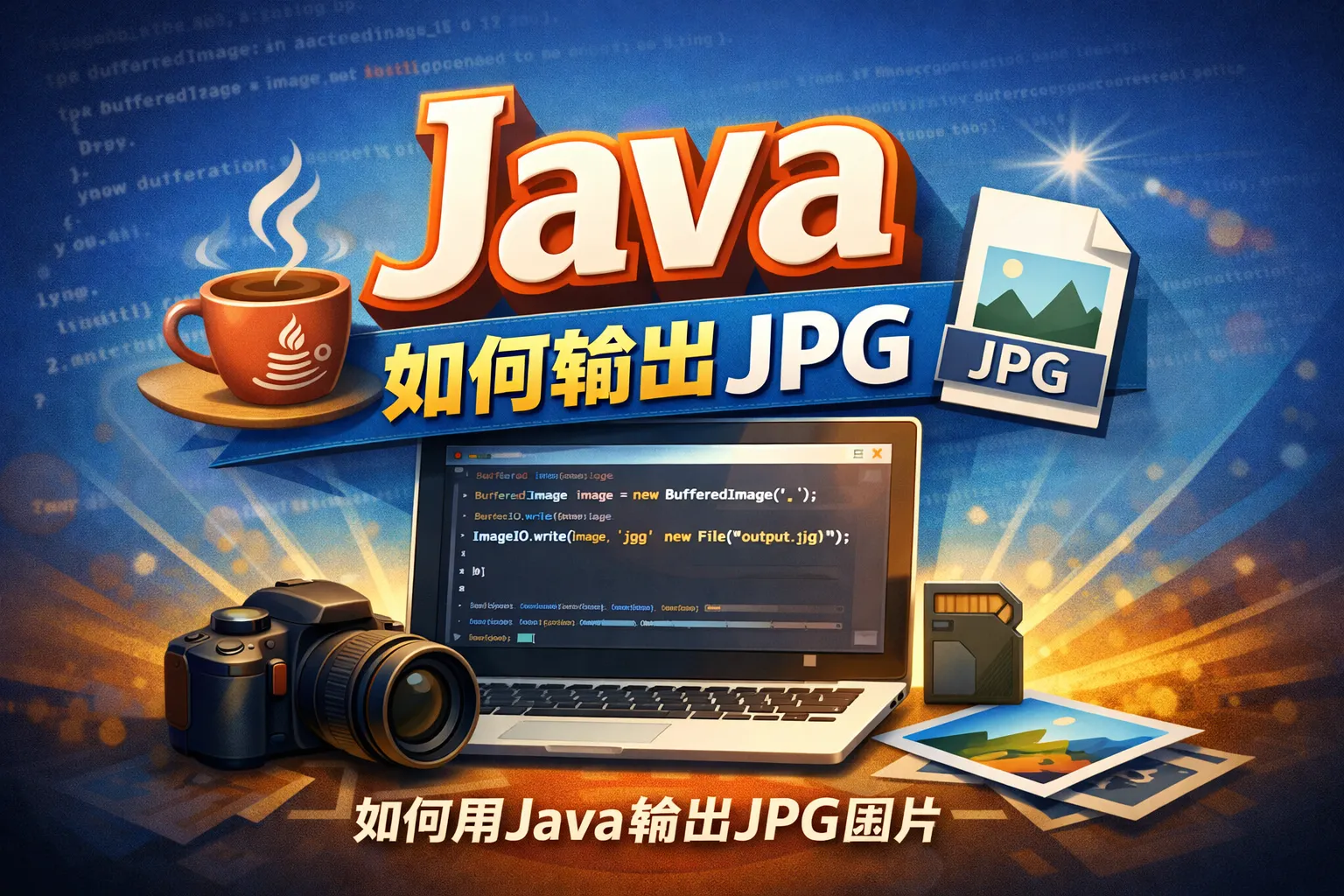 java如何输出jpg