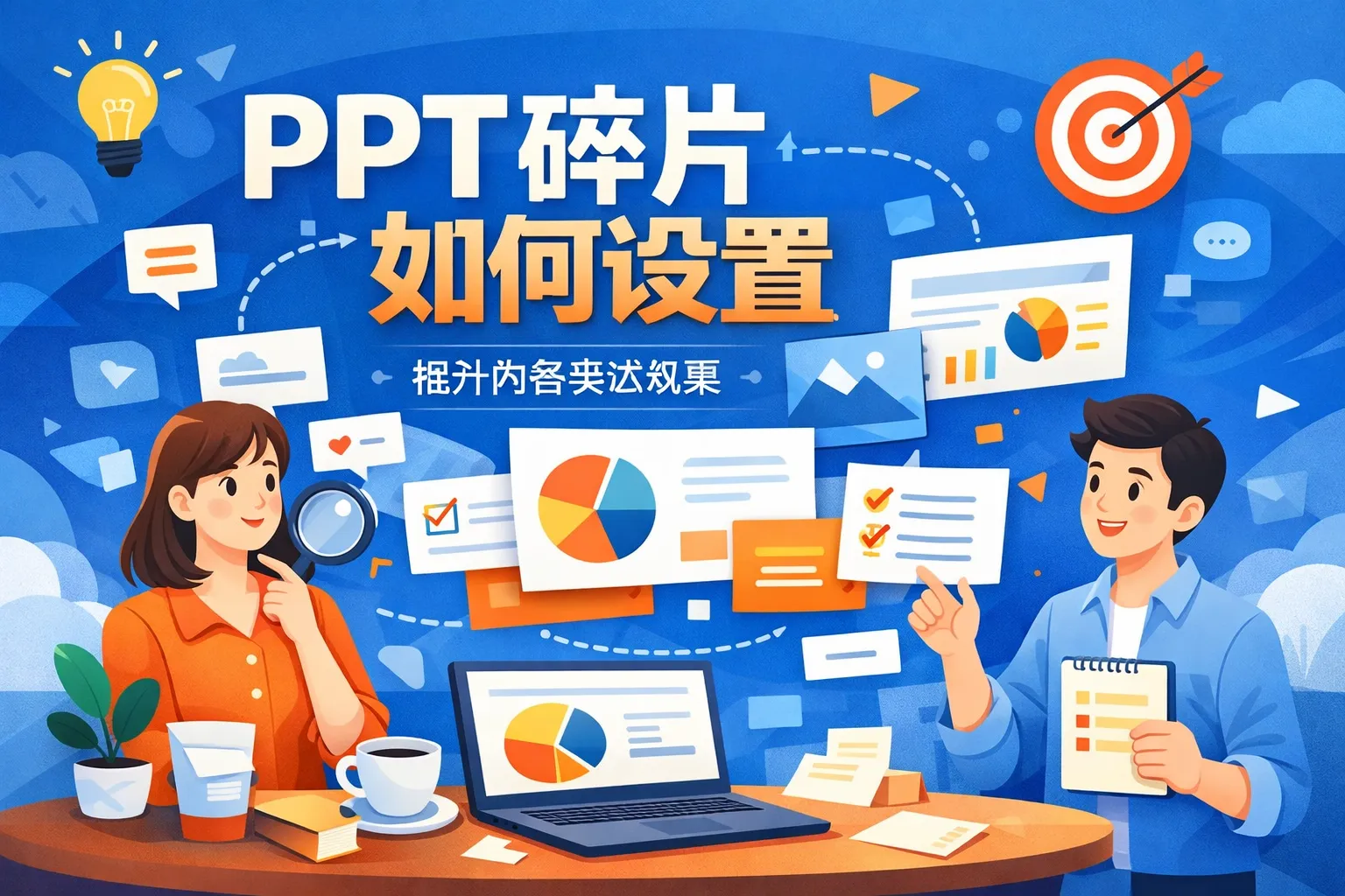 ppt碎片如何设置