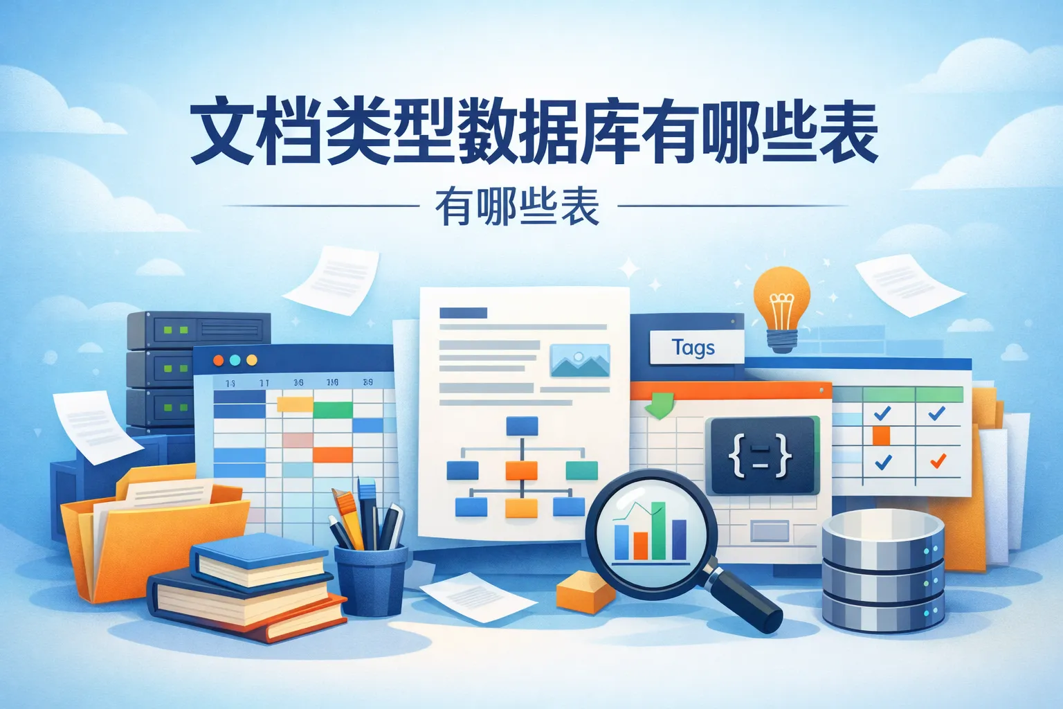 文档类型数据库有哪些表