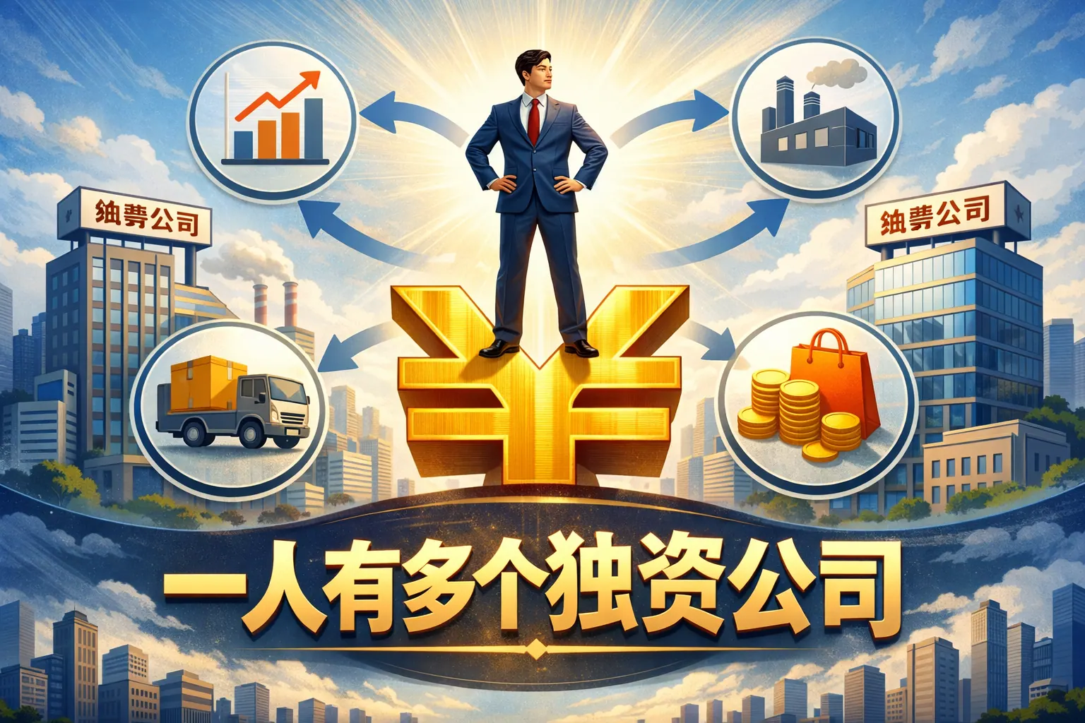 一人有多个独资公司
