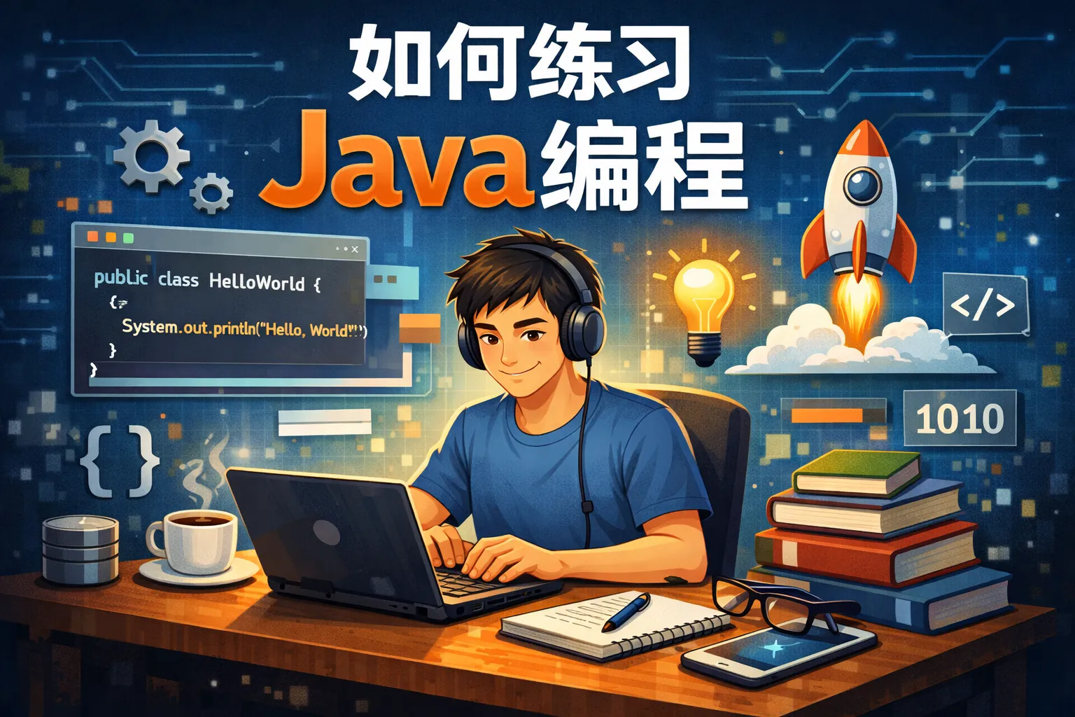 如何练习java编程