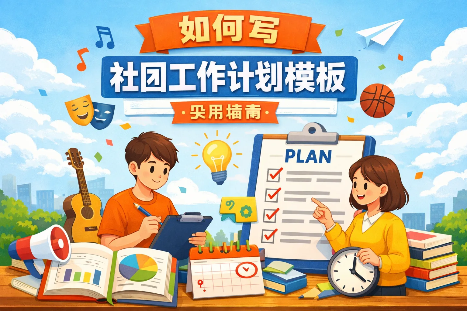 如何写社团工作计划模板