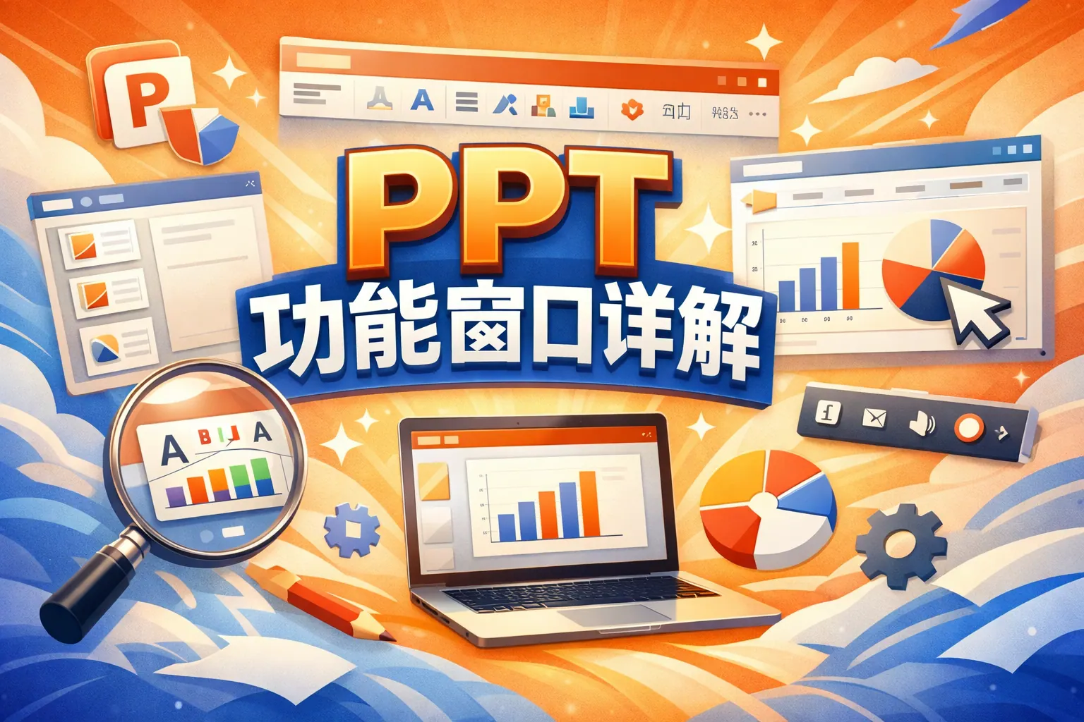 ppt如何功能窗口