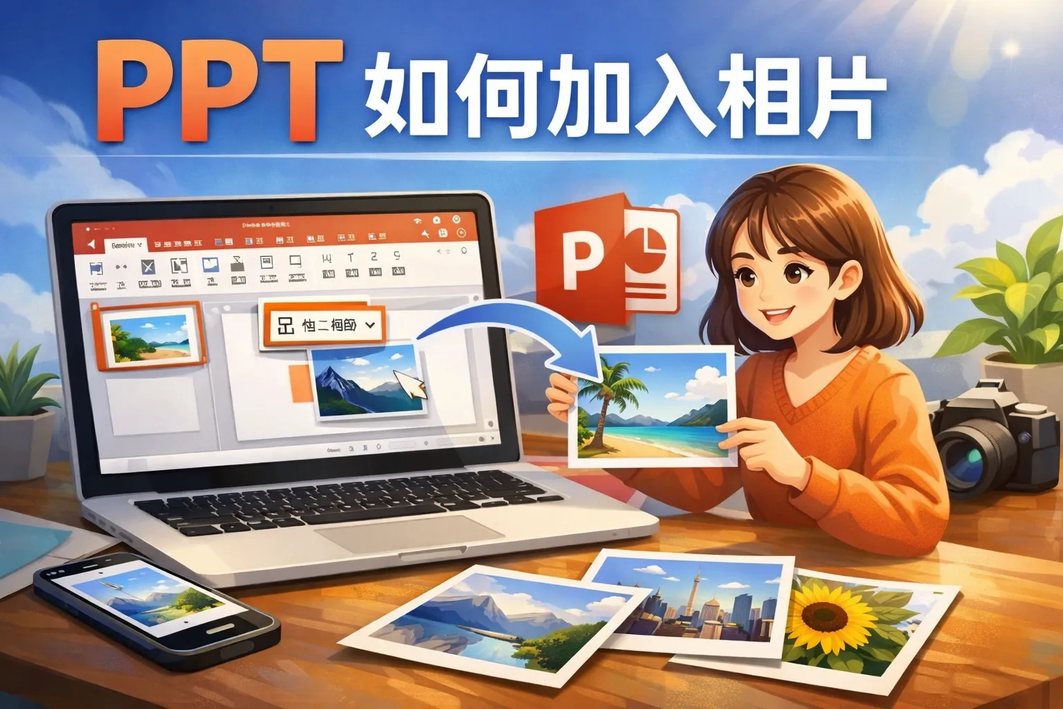 ppt如何加入相片