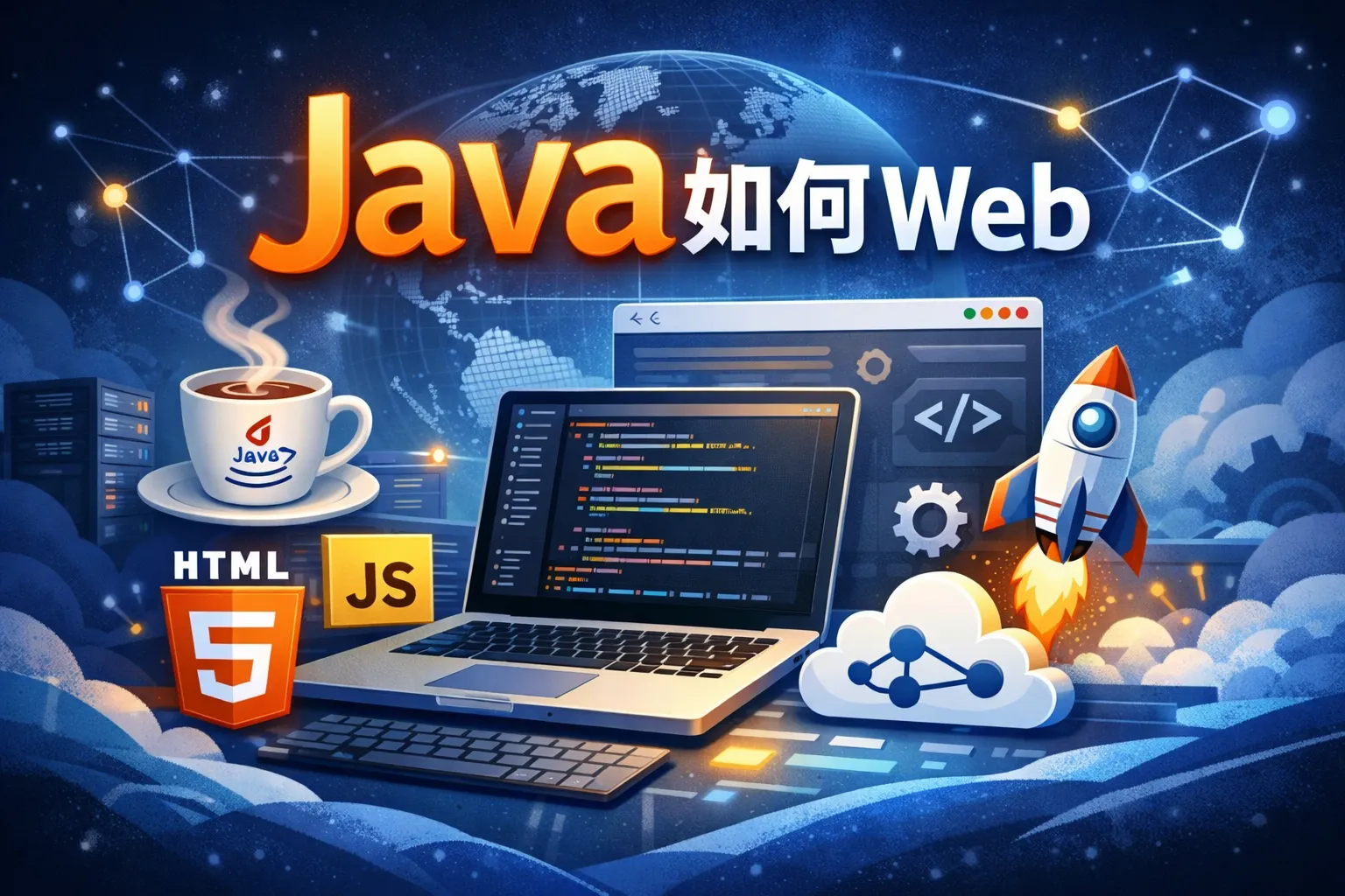 java如何web