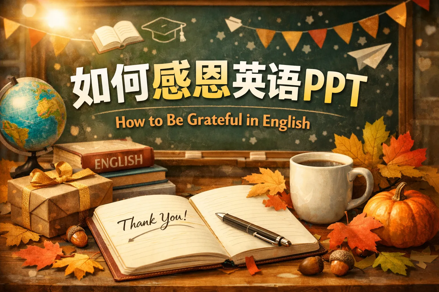 如何感恩英语ppt