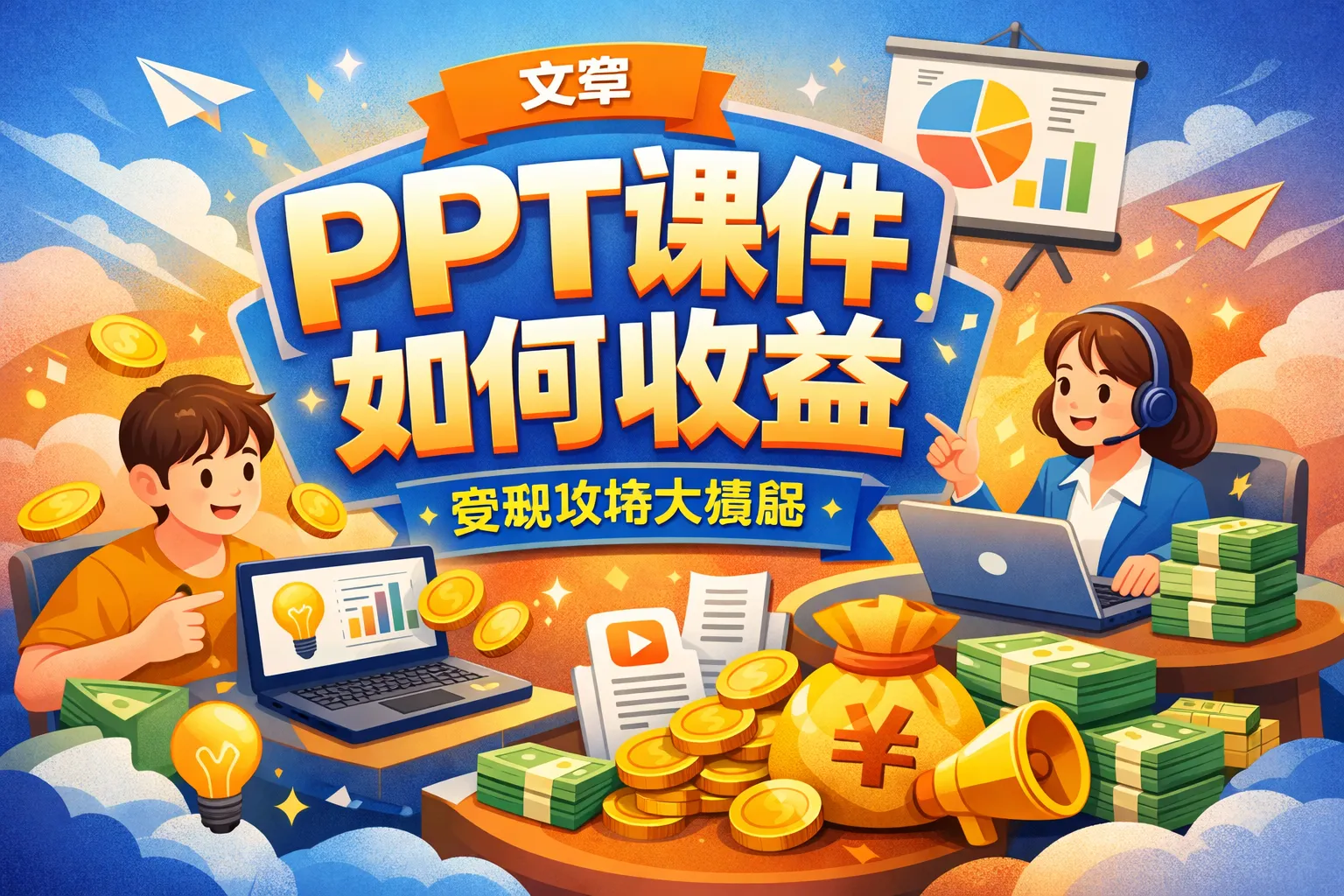 ppt课件如何收益
