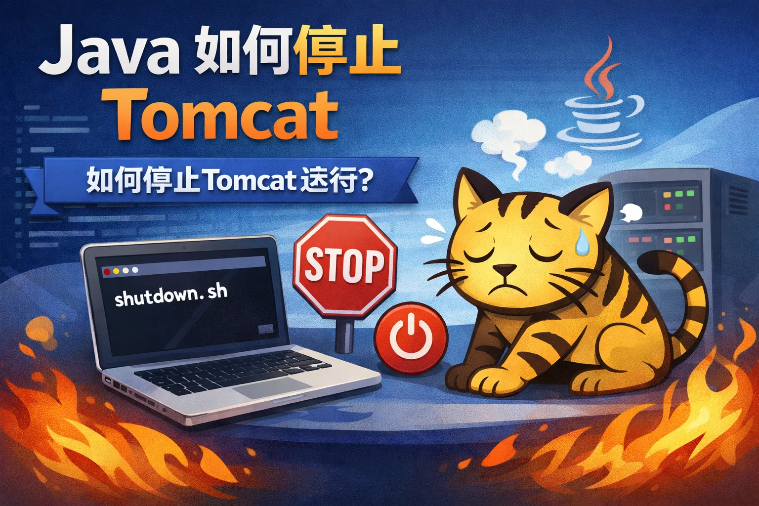 java 如何停止tomcat
