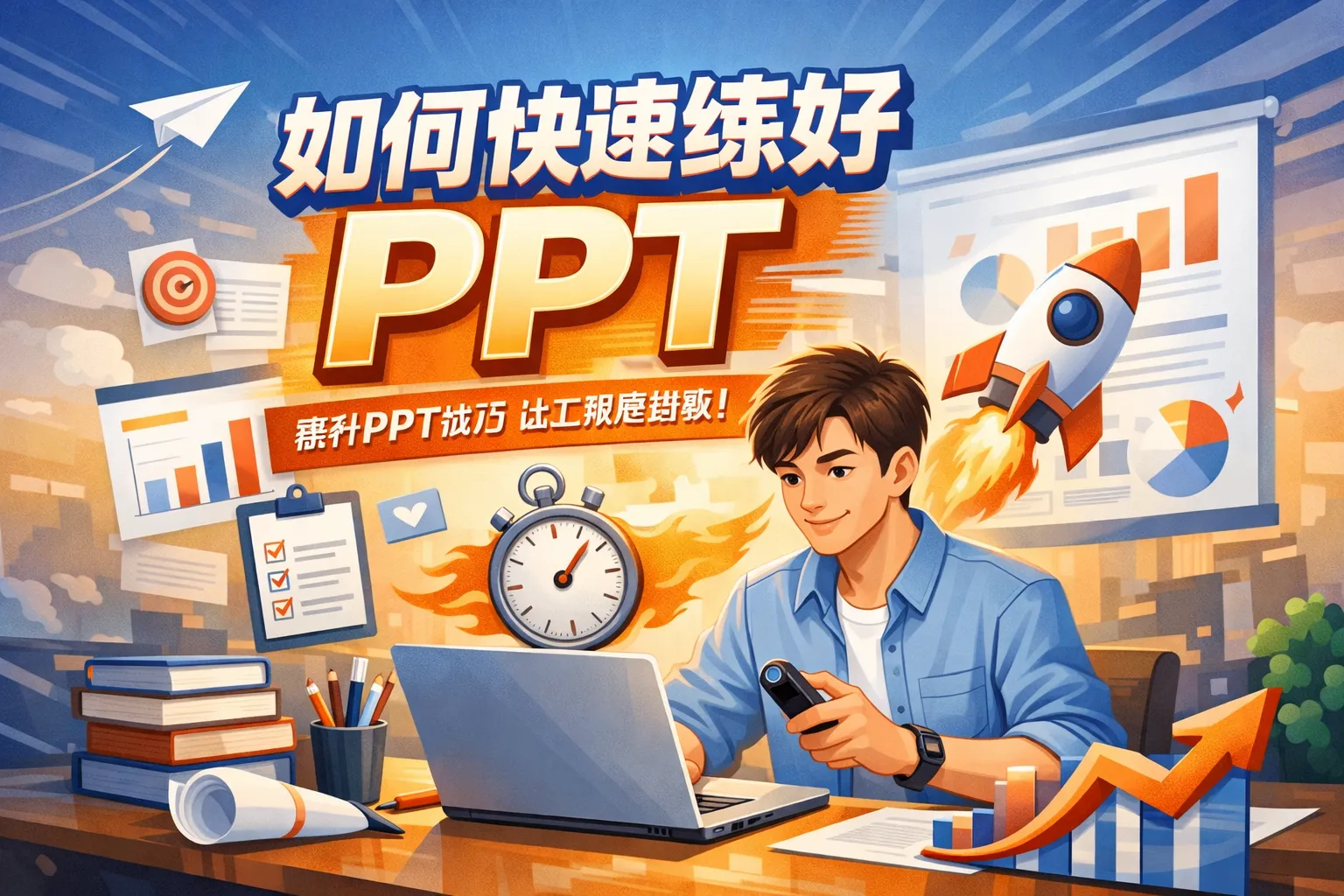 如何快速练好ppt