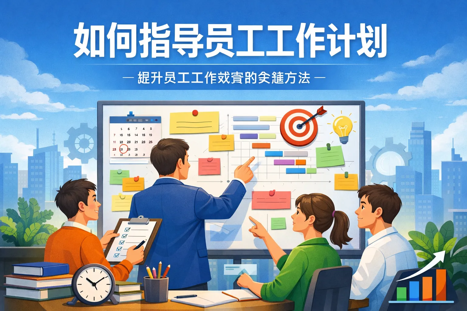 如何指导员工工作计划