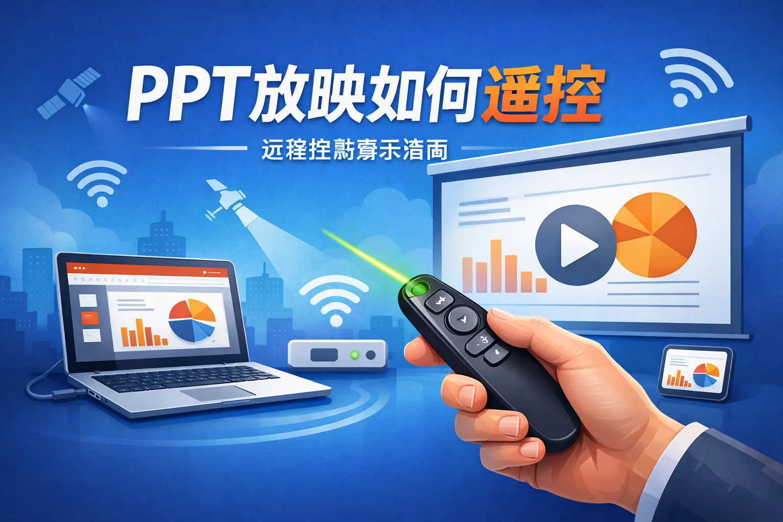 ppt放映如何遥控